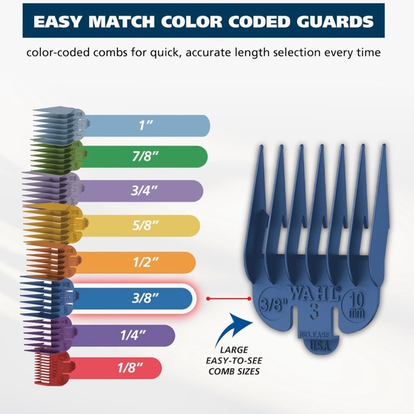 Wahl Color Pro Cordless Rechargeable Clipper Kit 9649P - Picture 4 of 8